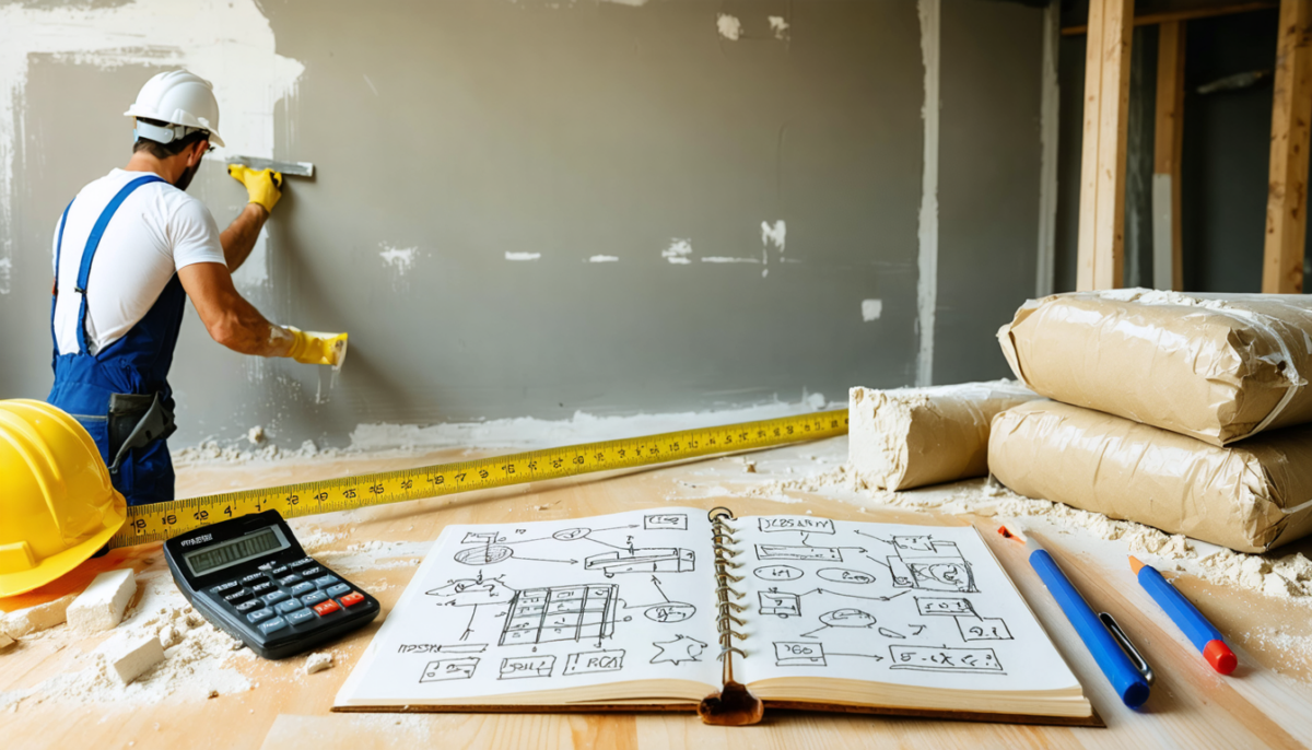 découvrez comment calculer la quantité d'enduit nécessaire par mètre carré grâce à des méthodes simples, des formules précises et des exemples concrets pour réussir vos travaux de rénovation.