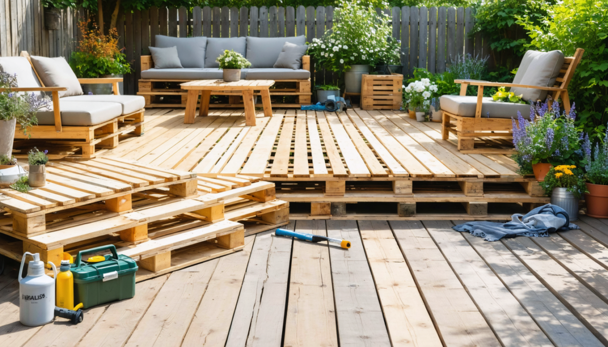 découvrez notre guide complet pour construire et entretenir une terrasse en palettes : astuces pour améliorer sa longévité, conseils pratiques et entretien facile pour un extérieur durable et esthétique.