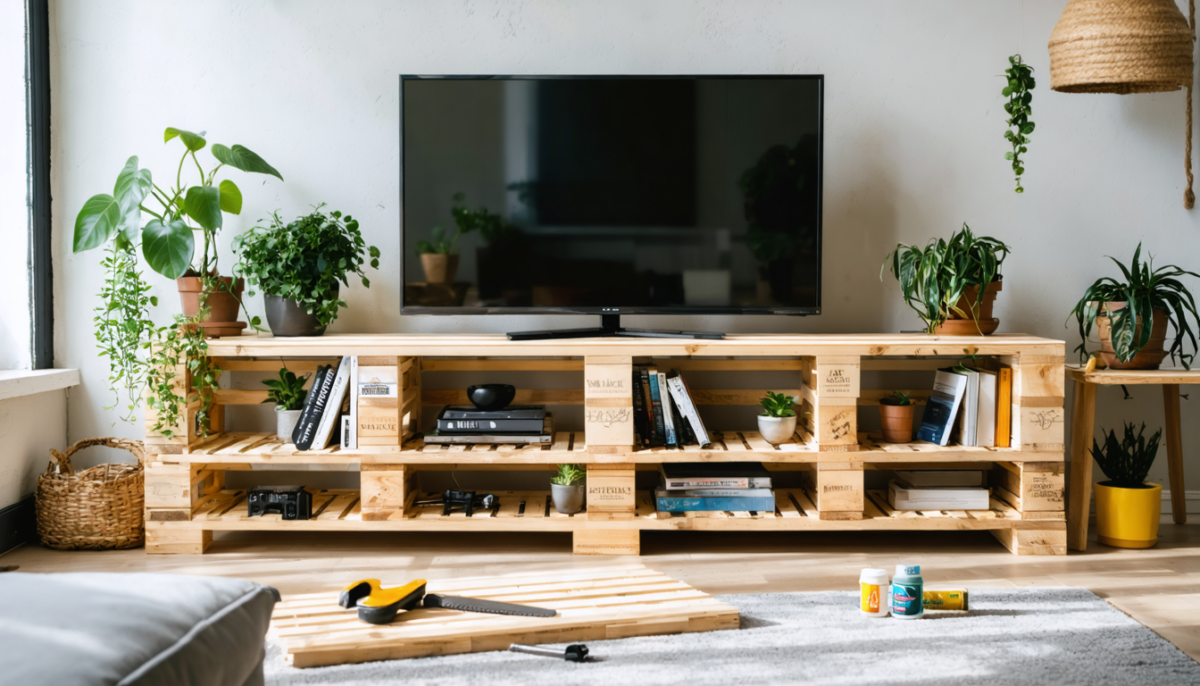 découvrez comment créer un support tv unique et écologique avec des palettes grâce à notre guide diy détaillé, étape par étape, pour un meuble personnalisé et tendance.